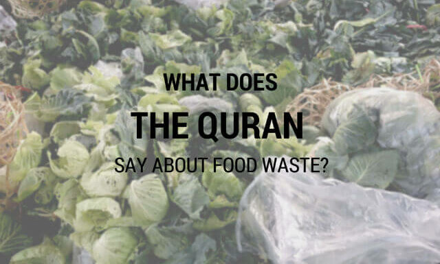 what does the quran say about food waste?