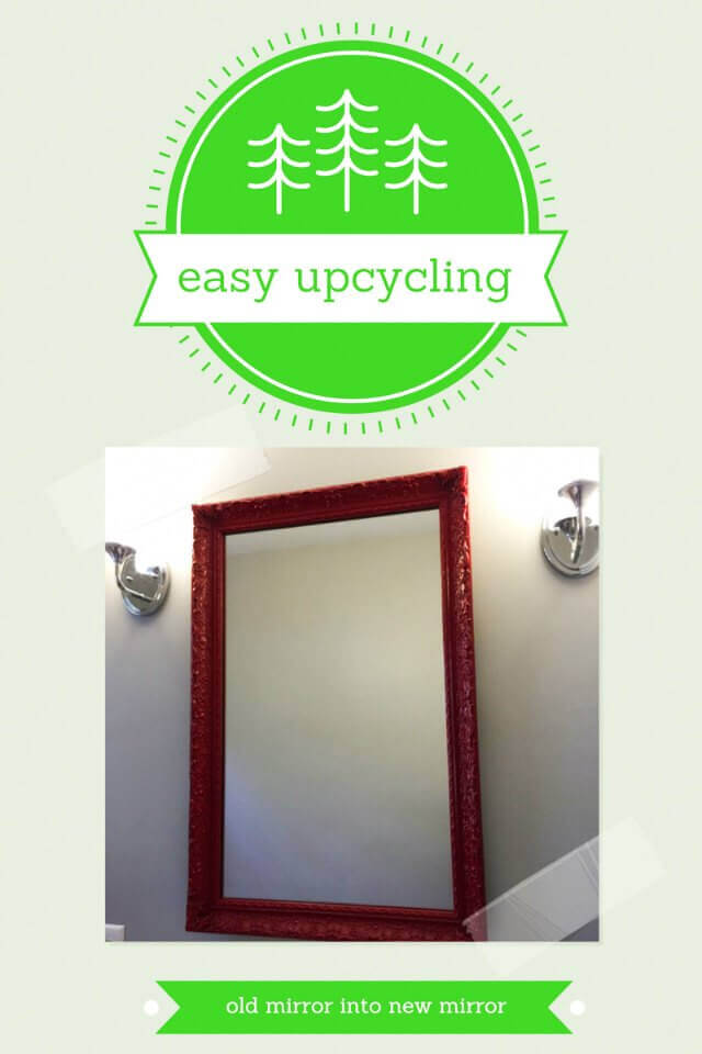 Upcycling That Old Mirror And Frame, How To Frame An Old Mirror