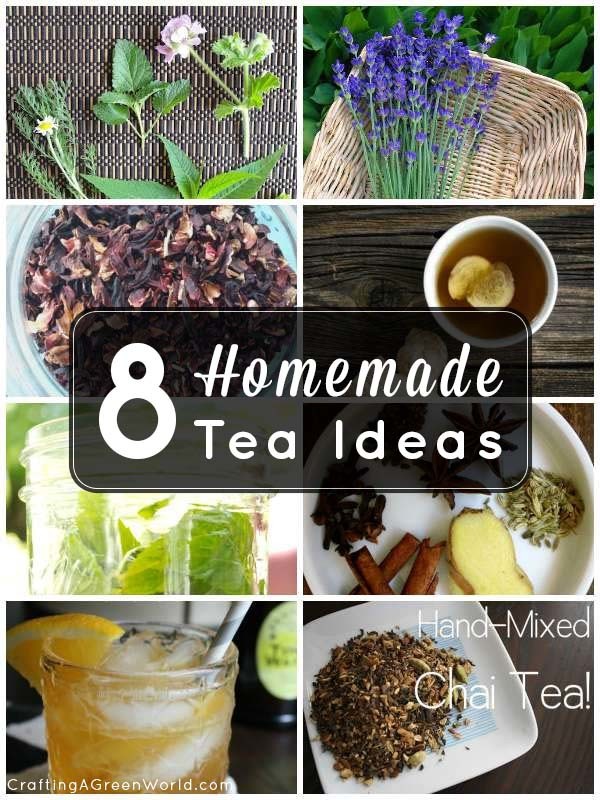 Make your own homemade tea blends with these 8 recipes!