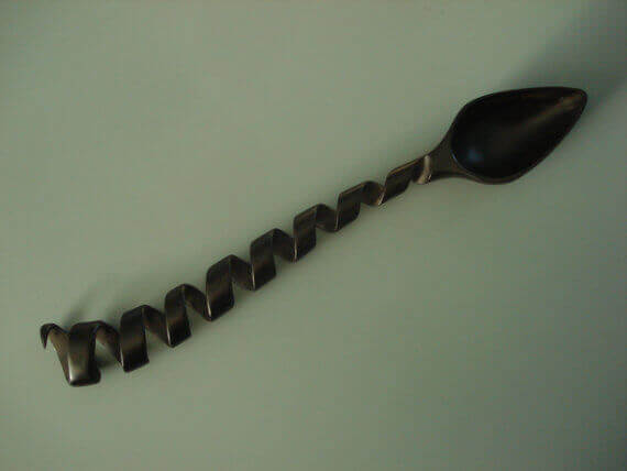 ebony wood spoon