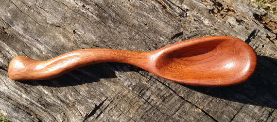 Cocobolo wood spoon