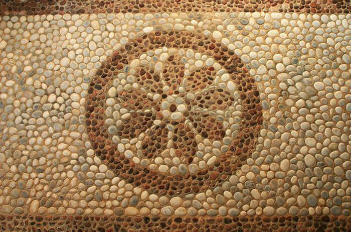 pebble mosaic