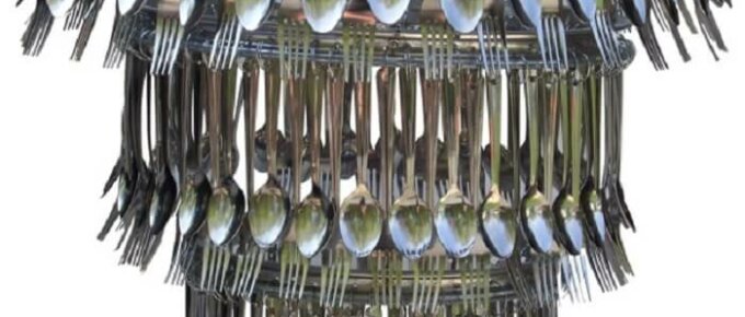 Fork spoon Chandelier