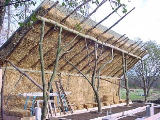 Straw Bale Greenhouse