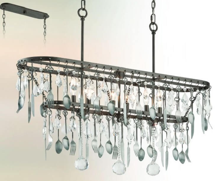 Fork and Spoon Chandelier