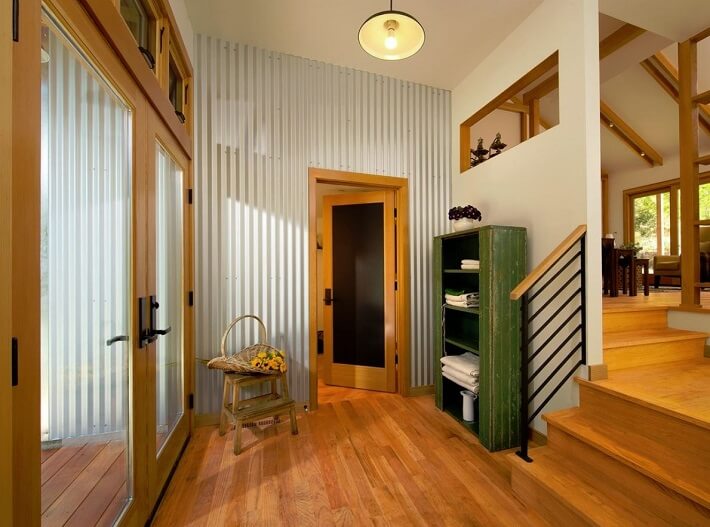 Corrugated Metal Ideas For The Home, Using Corrugated Metal For Interior Walls