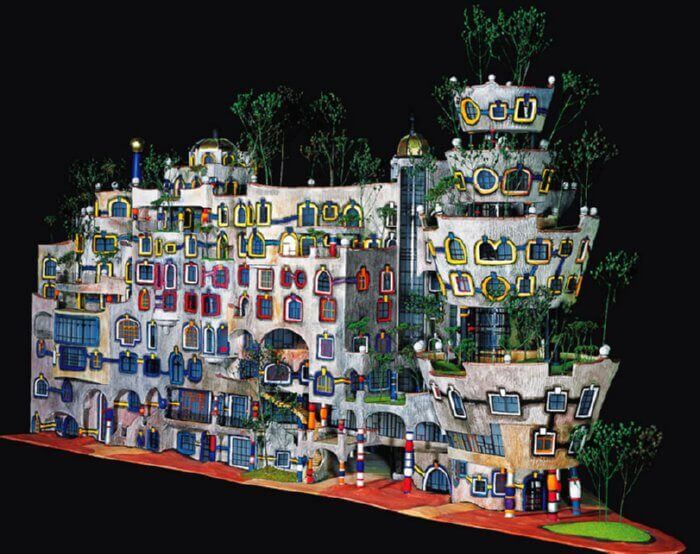 Hundertwasser architecture