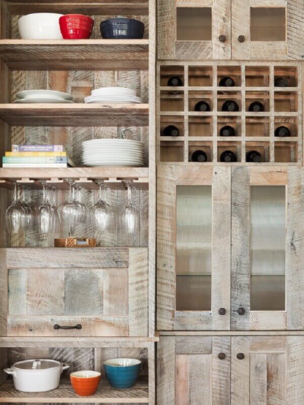 pallet wood cabinet