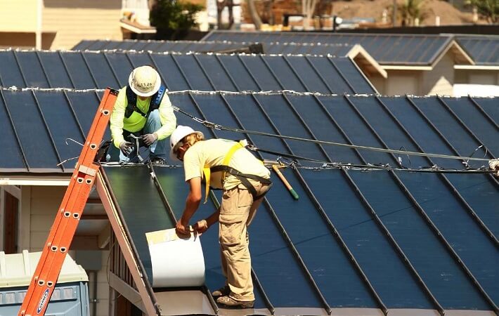 thin film solar roof