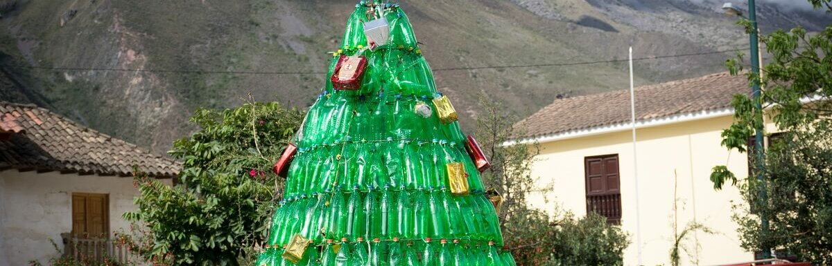 plastic bottle christmas tree