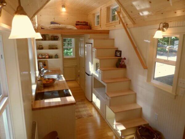 oregon cottage company tiny house interior