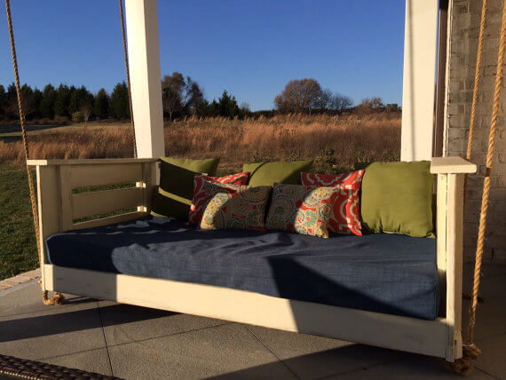 pine-porch-swing-bed