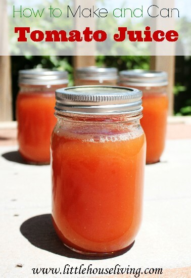 Canning Tomato Juice