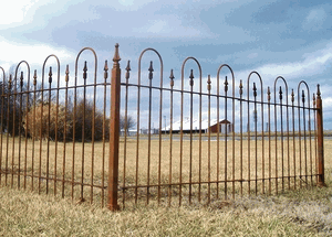 Half Height Wrought Iron Fence