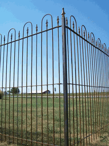 Interlocking Iron Fence