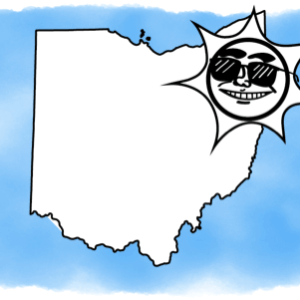 solar power shining on Ohio