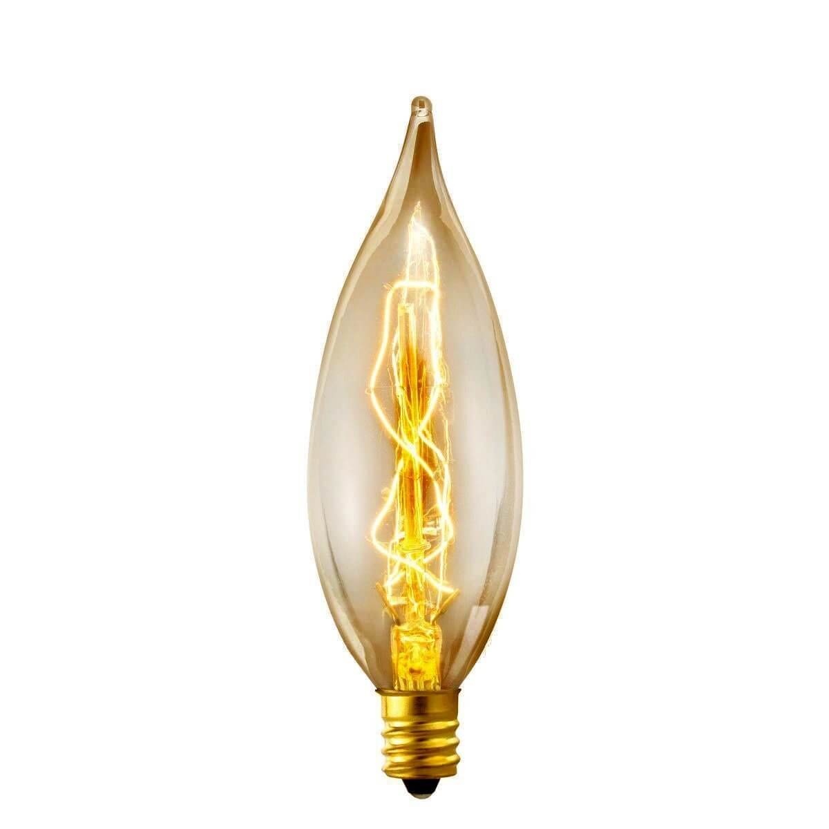 Flame Tip Edison Light Bulb
