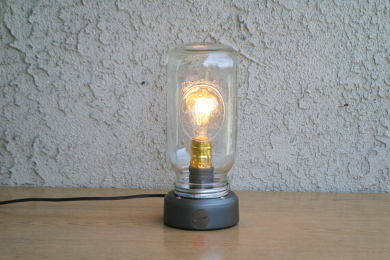 Mason Jar Edison Lamp