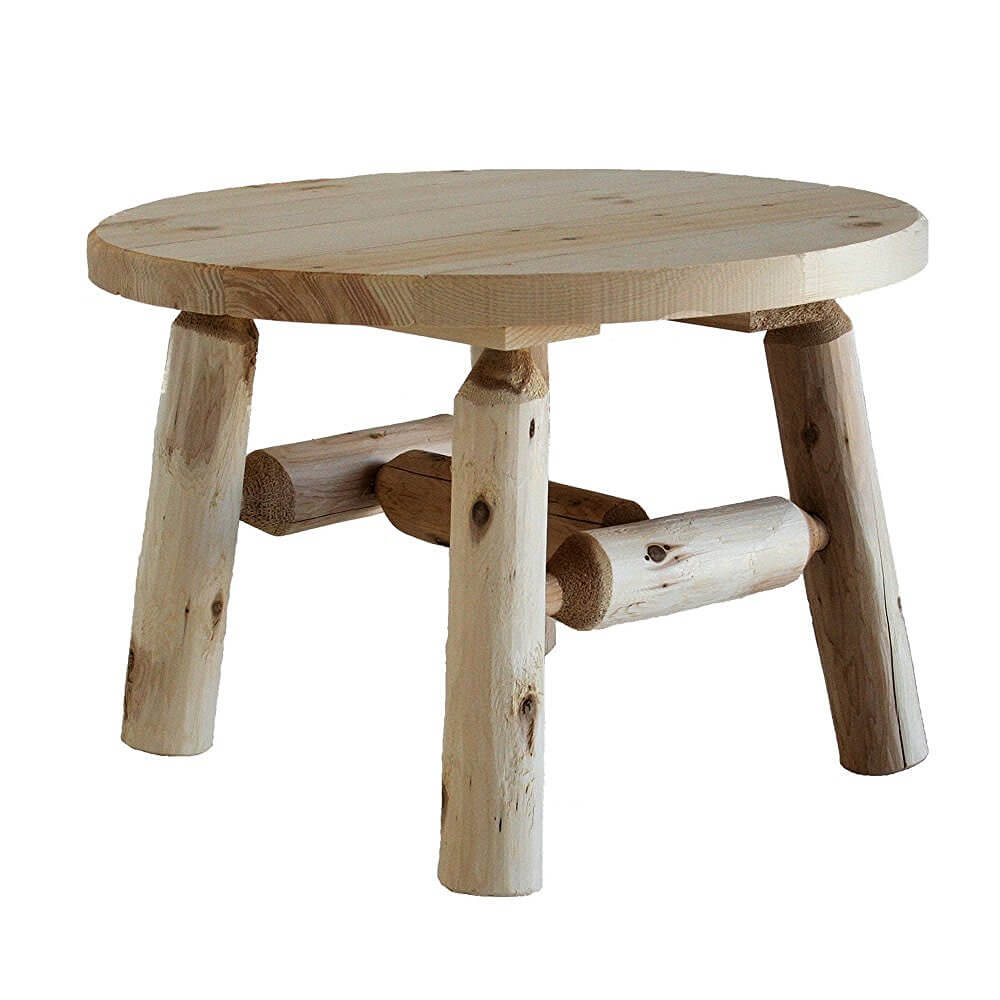 Round Log Coffee Table