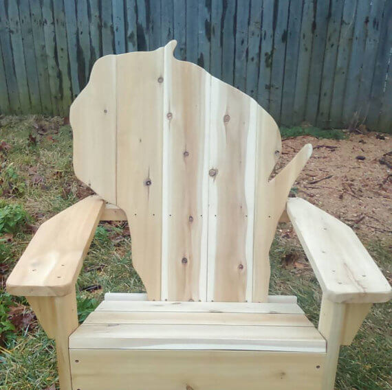 Wisconsin Adirondack Chair