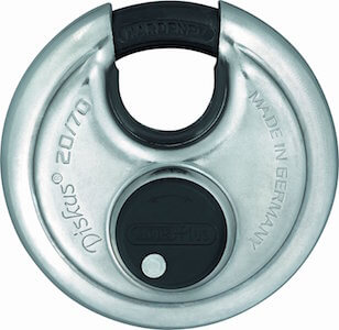 ABUS 20:70 KD B Extreme High Security Stainless Steel Diskus Keyed Different Padlock