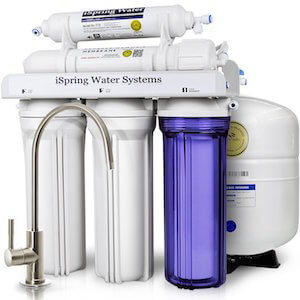 iSpring RCC7 WQA Gold Seal Certified 5-Stage Reverse Osmosis Drinking Water Filter System