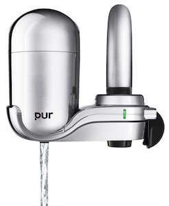 PUR 3-Stage Advanced Faucet Water Filter, 7.7-Inch by 3.2-Inch, Chrome