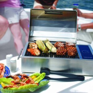 kenyon grill on a boat