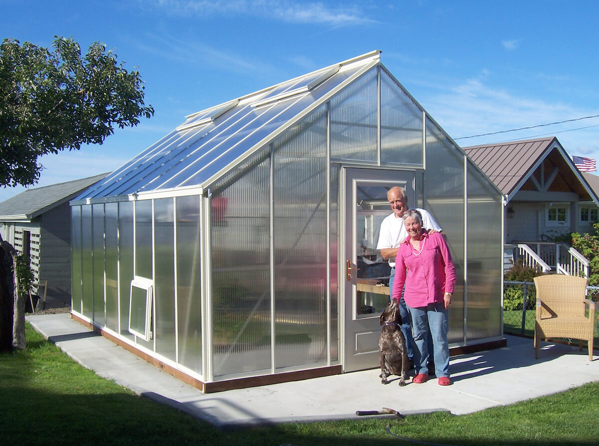 san juan model polycarbonate greenhouse