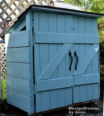 Affordable Garbage Can Shed Plans