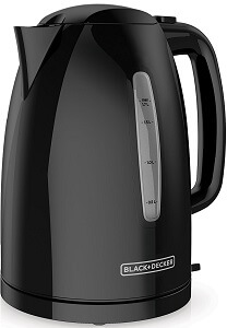black and decker black electric kettle