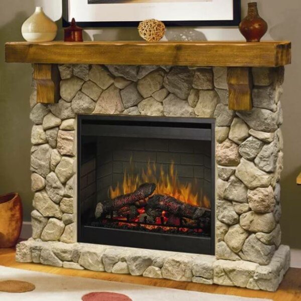 fieldstone electric fireplace