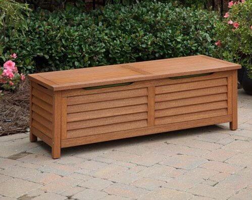 wood deck box
