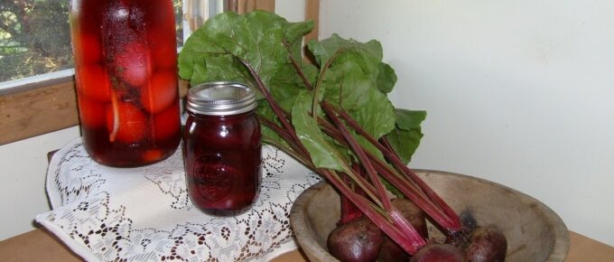 beets, pickled beets