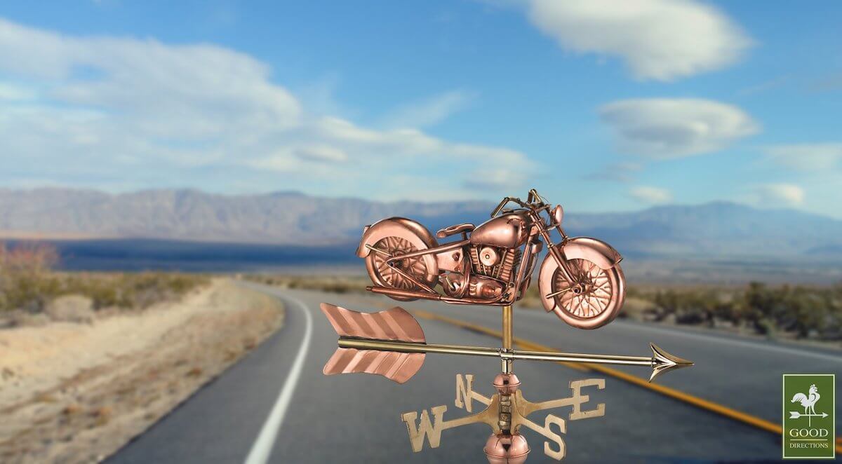 Motorcycle Weathervane