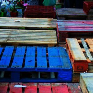 colored pallets