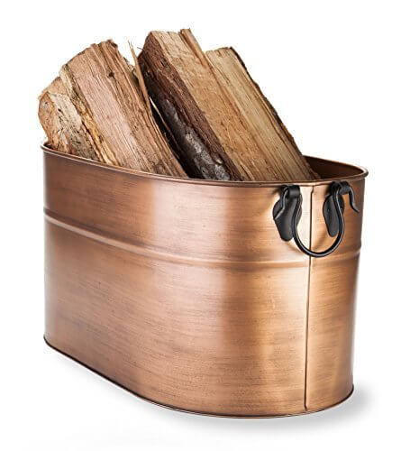 Galvanized Steel Firewood Bucket