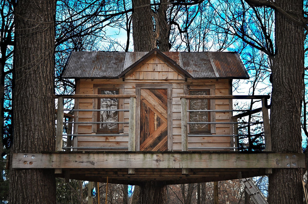 Reclaimed Wood Tree House