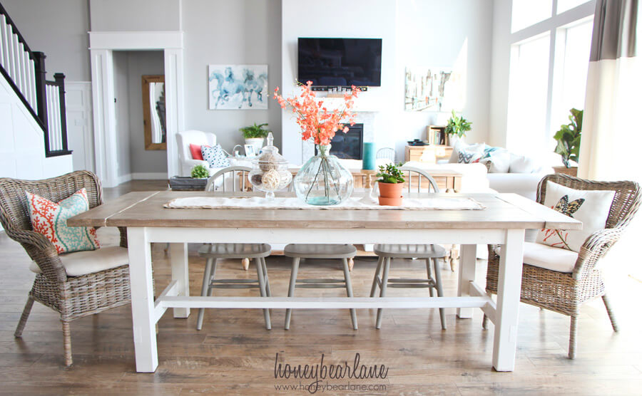 Farmhouse Table And Bench Plans