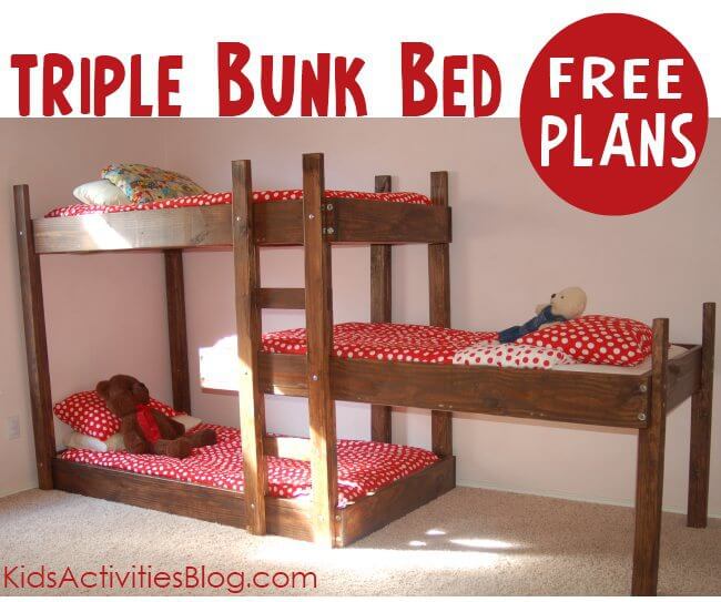 Bunk Bed Plans Insteading, Murphy Bunk Bed Plans Free