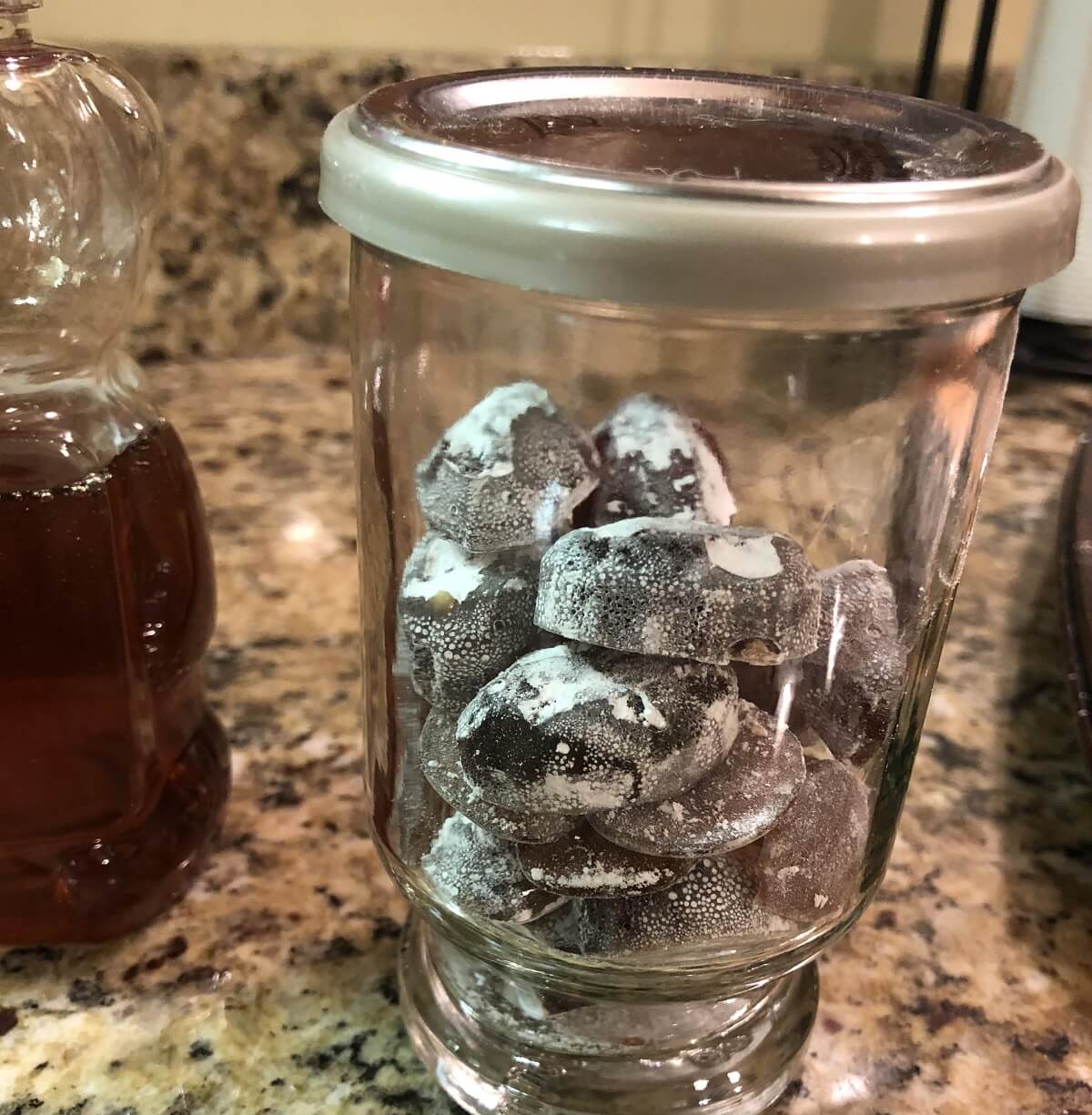 cough drop in jars
