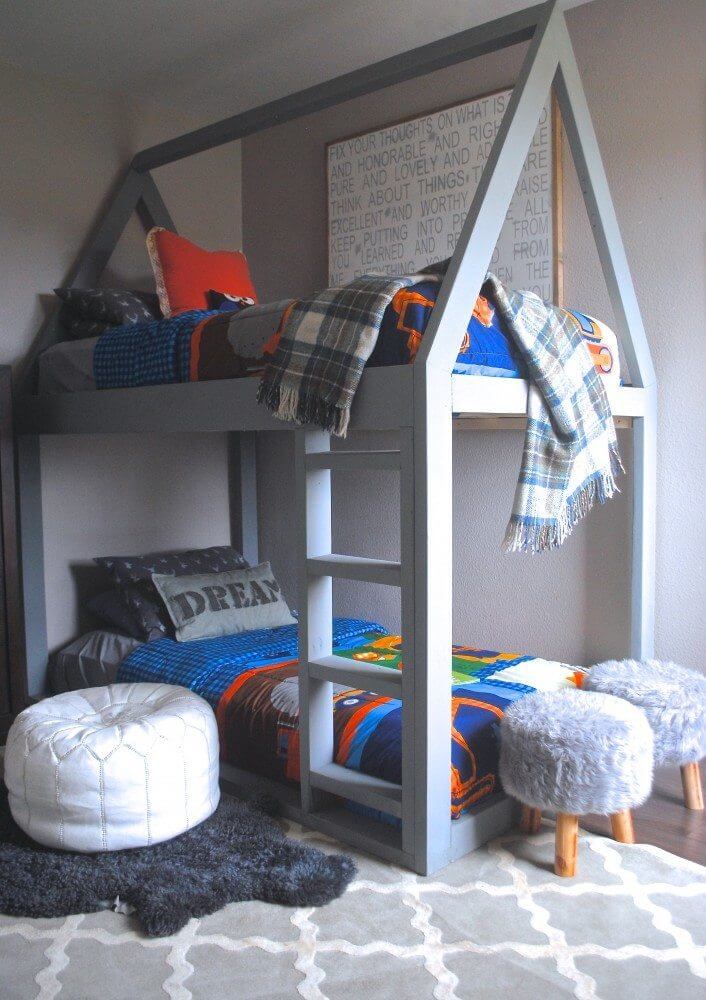 Bunk Bed Plans Insteading, Twin Bunk Bed Blueprints