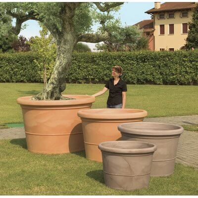 Large Size 110L Plastic Plant Pot Outdoor Garden Tall Tree Planter Container 