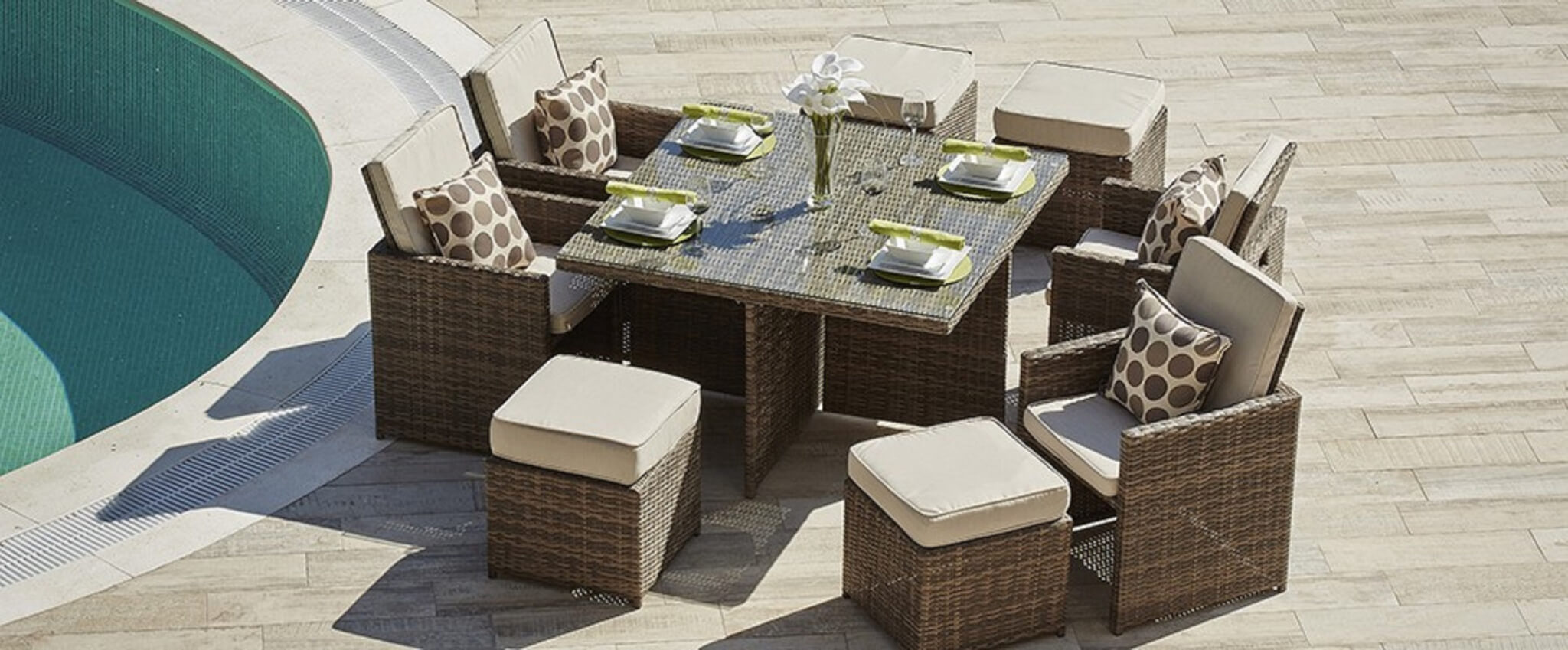 9 piece patio dining set