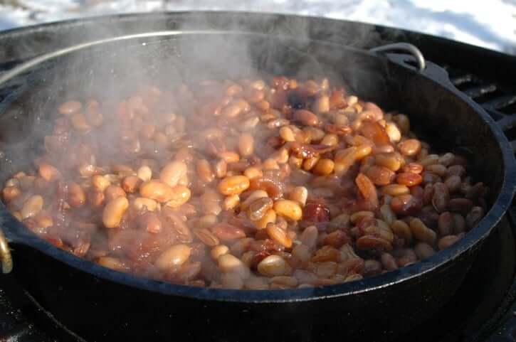 dutch oven baked beans