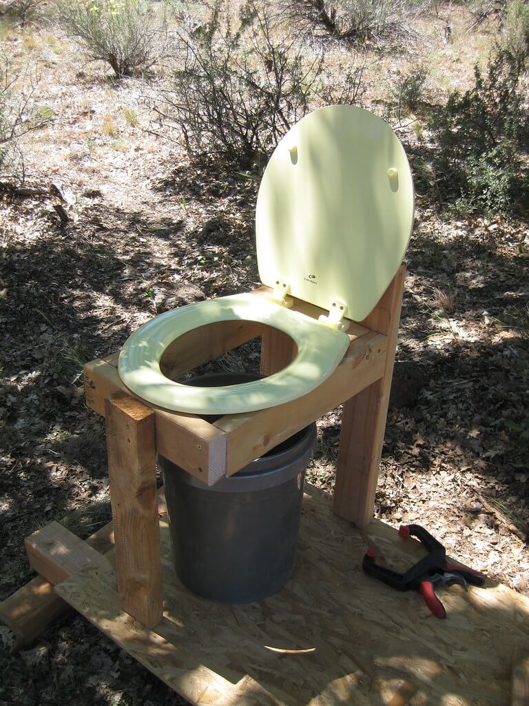 DIY composting toilet