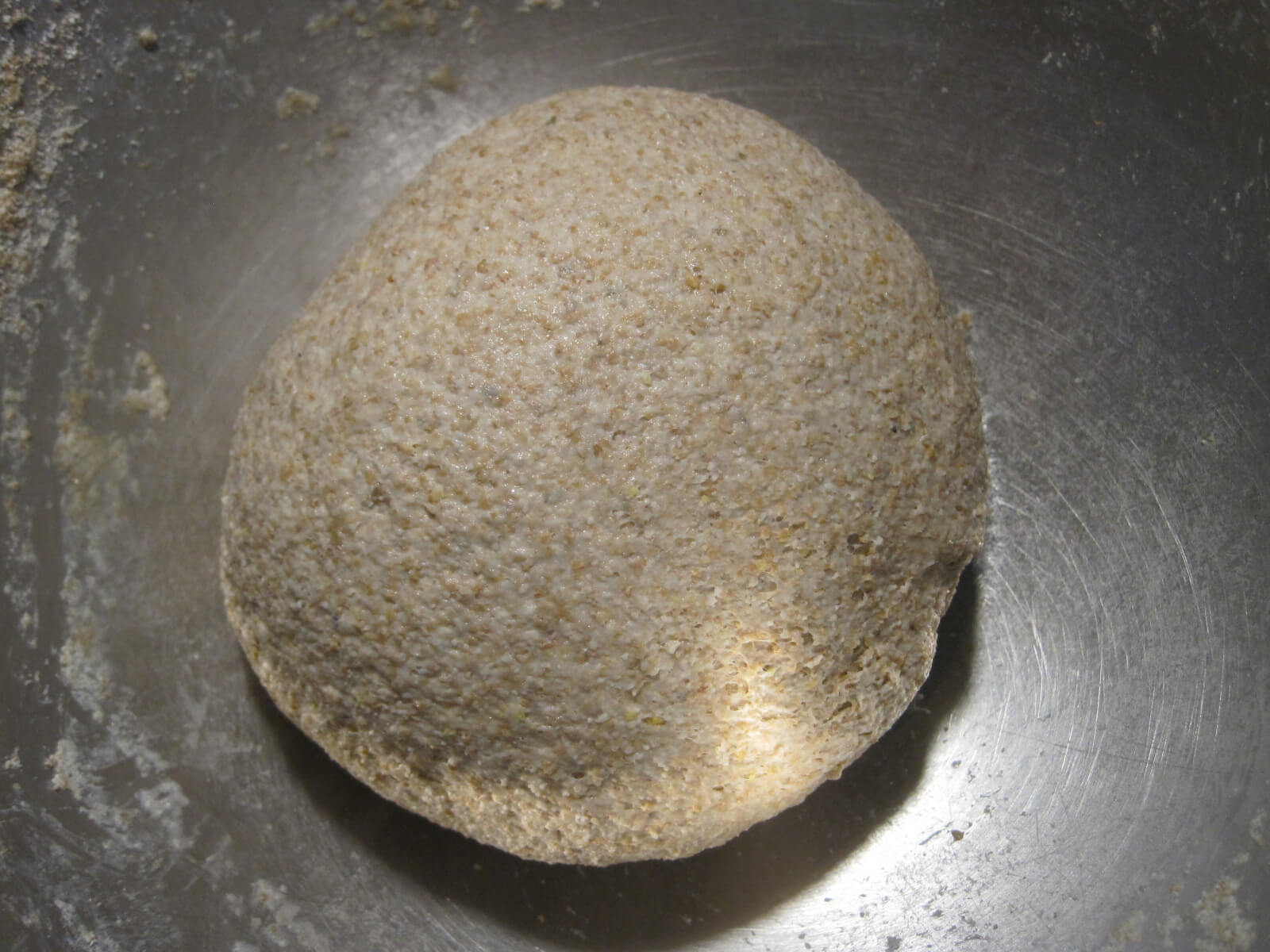 round bread dough