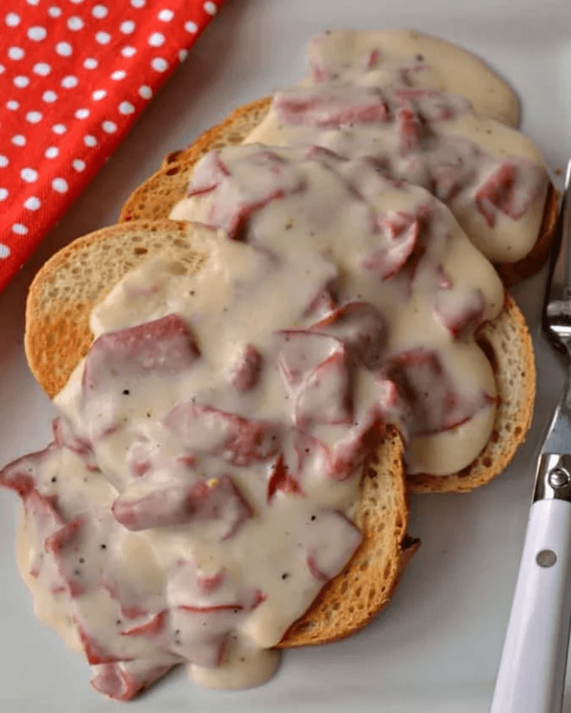 creamed chipped beef