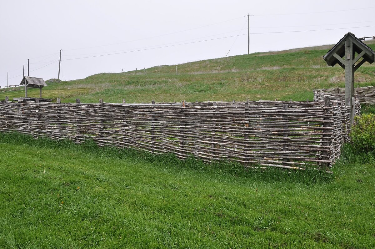wattle fence