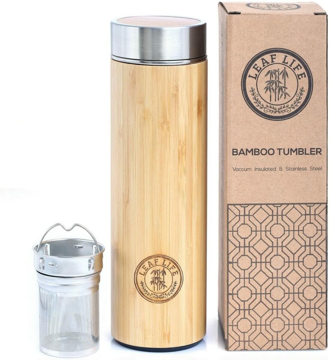 bamboo tea tumbler